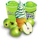 Sour Green Apple  flavored frozen yogurt