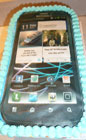 Smart cell phone photo cake